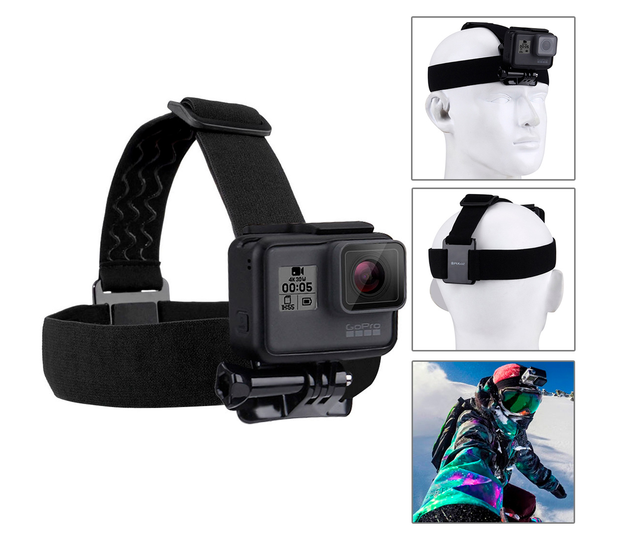 Комплект аксессуаров Puluz PKT31 Accessories Combo Kit 20 в 1, в кейсе