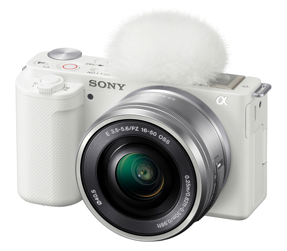 Беззеркальный фотоаппарат Sony ZV-E10 Kit 16-50mm, белый