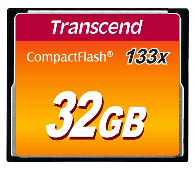 Карта памяти Transcend CompactFlash 32GB 133x Ultra Speed (TS32GCF133)
