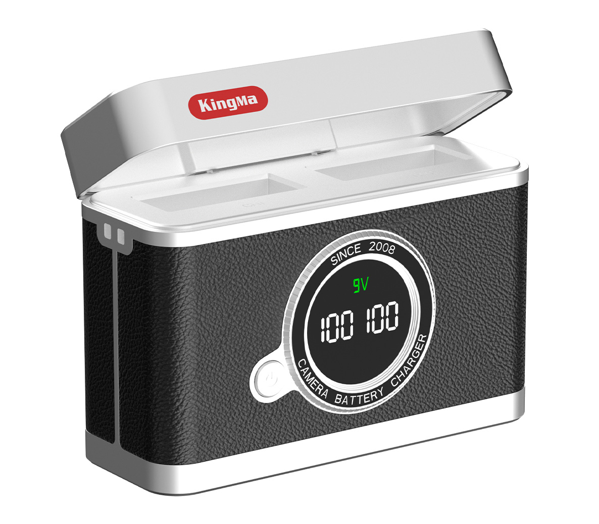 Зарядный кейс Kingma BM070-LPE12 для 2х Canon LP-E12, черный