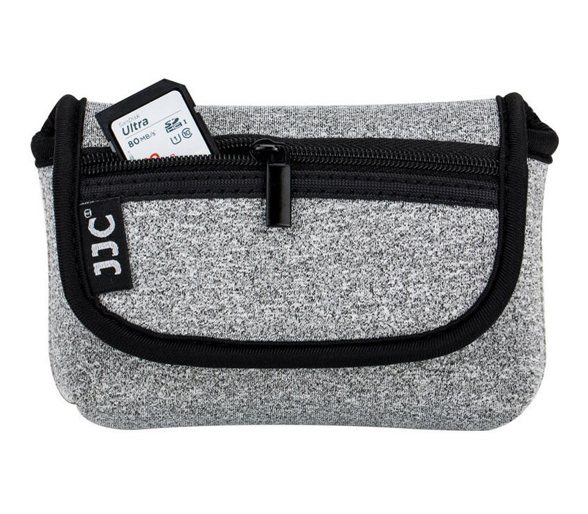 Чехол для компактной камеры JJC OC-R1BG с двумя карманами, неопрен, серый