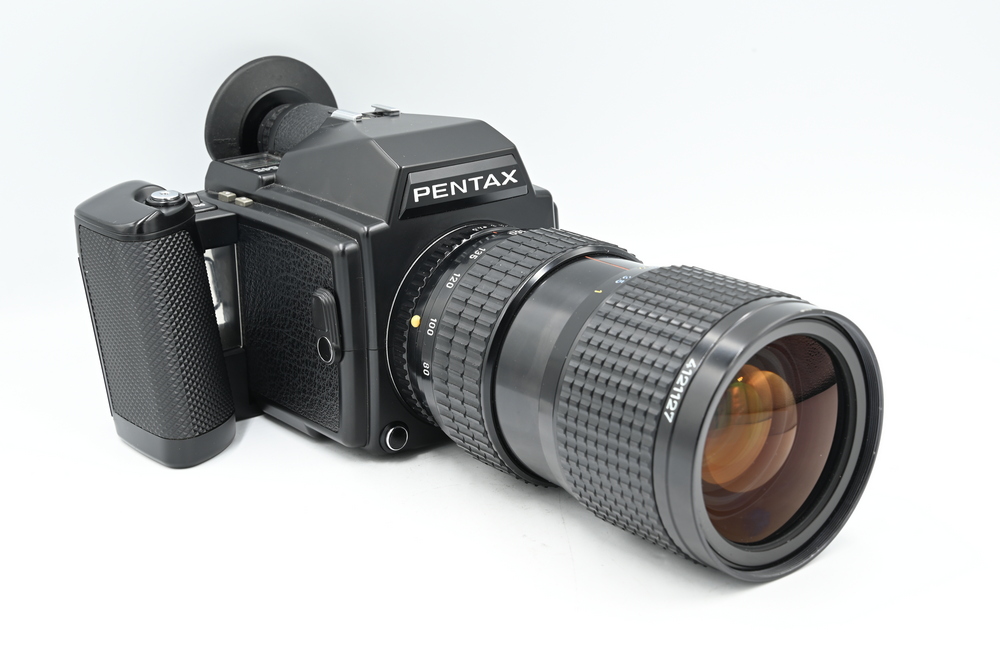 Пленочный фотоаппарат Pentax 645 Kit 80-160mm f/4.5 SMC (состояние 4) (б/у)
