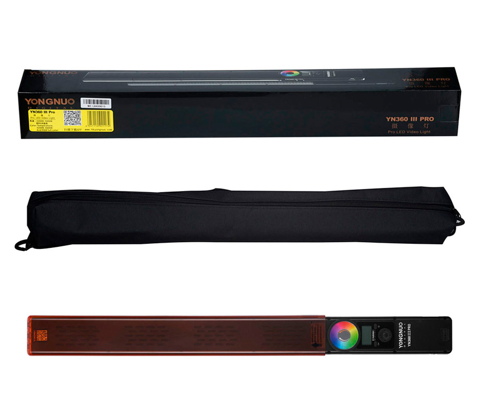 Осветитель Yongnuo YN360III Pro, 3200-5500K, RGB, 21 Вт