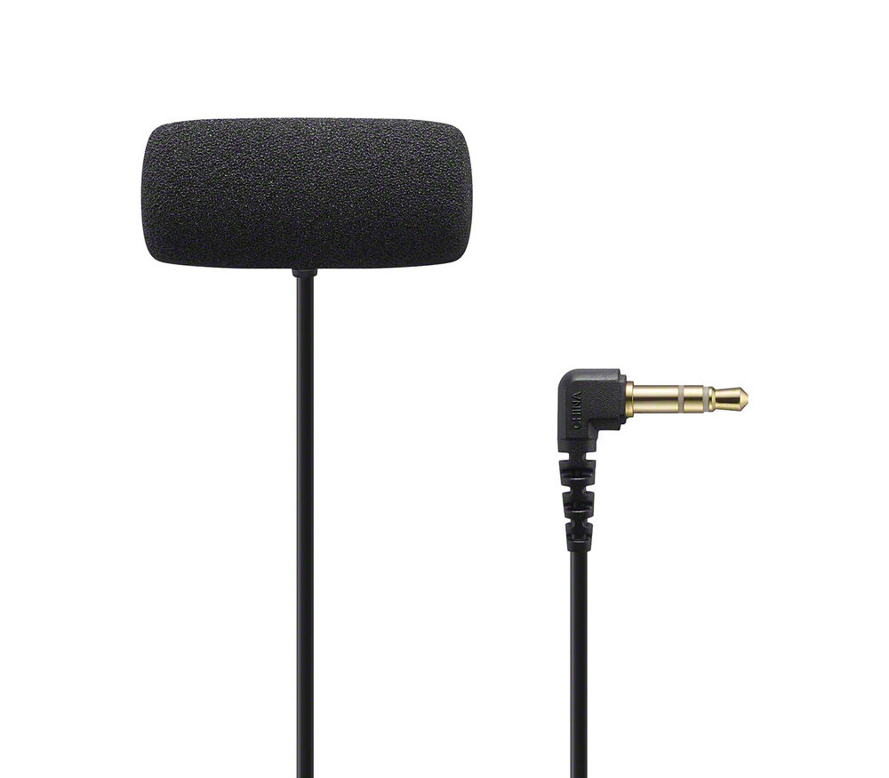 Микрофон Sony ECM-LV1, петличный, стерео, 3.5 мм (уцененный)