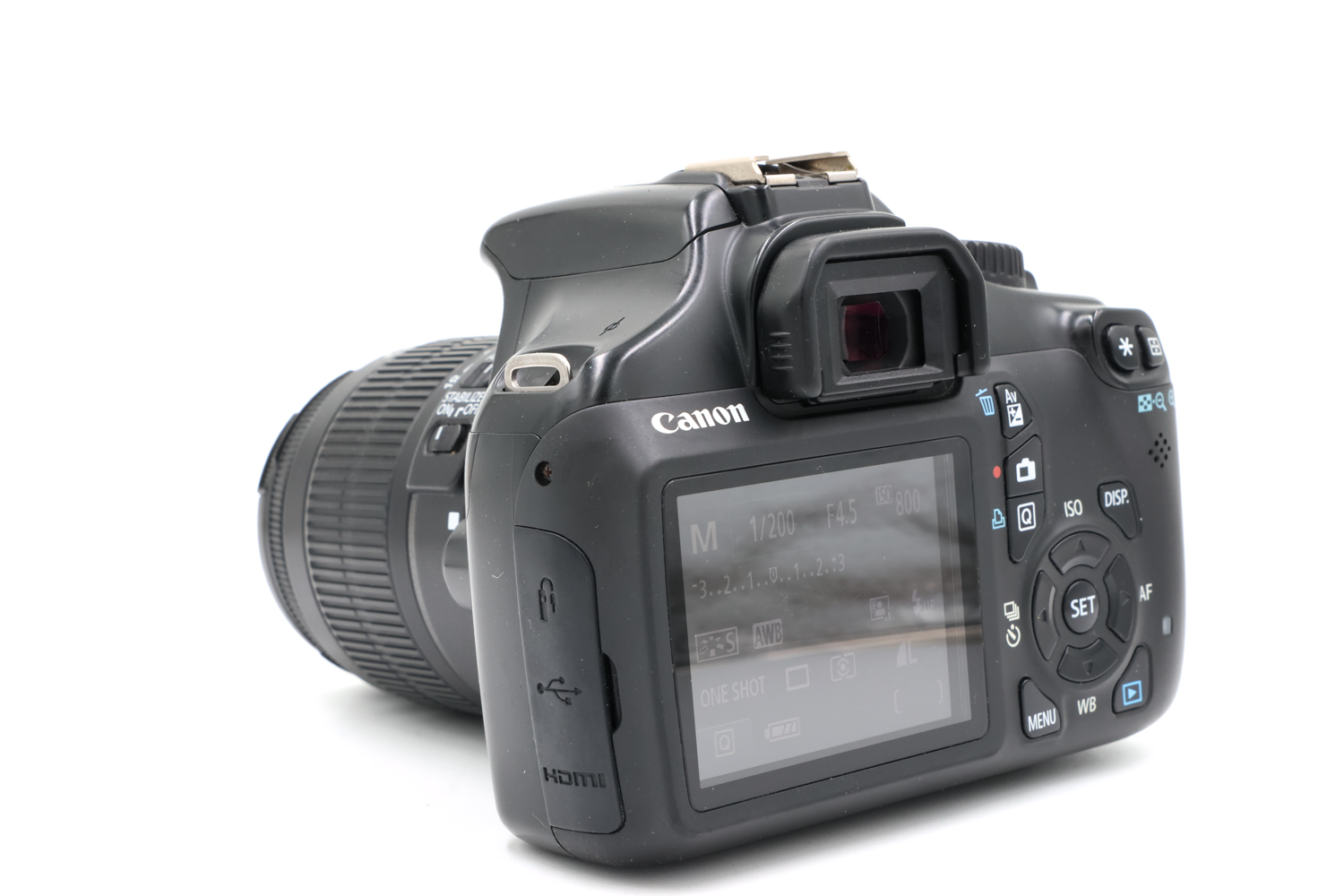 Зеркальный фотоаппарат Canon EOS 1100D Kit 18-55mm IS (состояние 5-) (б/у)