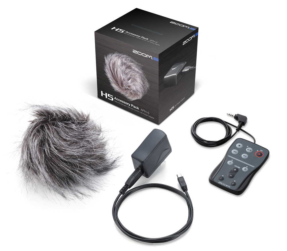 Комплект аксессуаров Zoom APH5 для H5 (ветрозащита, сетевой адаптер, пульт ДУ)
