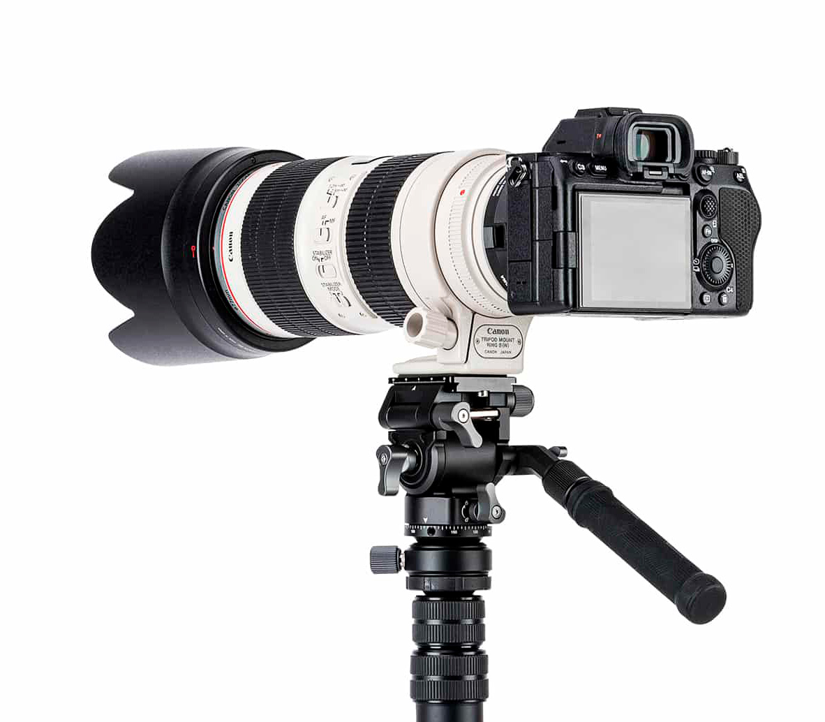Штативная голова Fotopro MH-4L, жидкостная, до 3 кг, с выравнивающей базой