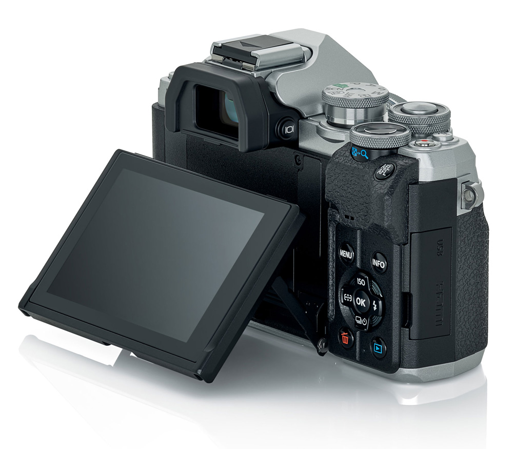 Беззеркальный фотоаппарат OM System OM-D E-M10 Mark IV kit 14-42 EZ серебристый (уцененный)