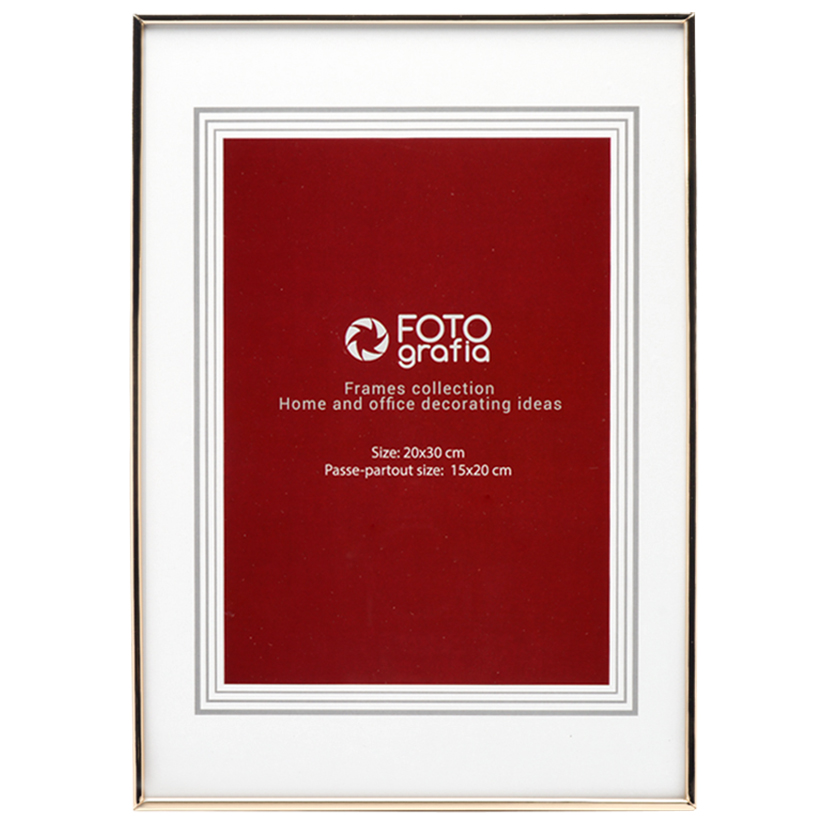 Фоторамка Fotografia 21х30 см, золотая (FFM-5046)
