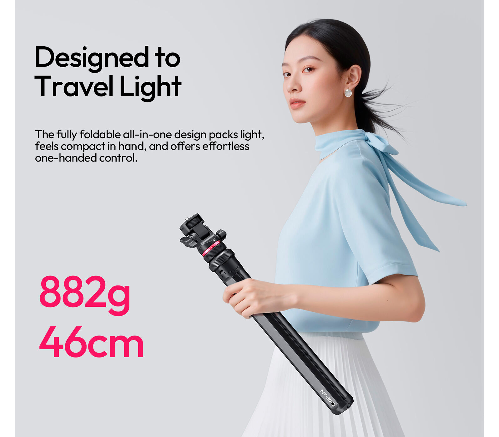 Стойка-штатив Ulanzi MT-80 Auto-Open Tripod, до 5 кг
