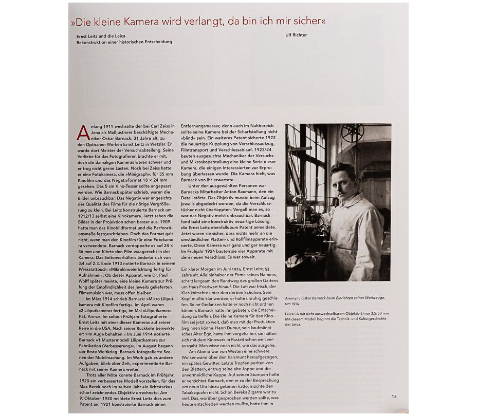 Книга Leica "Augen Auf!" 100 Jahre Leica (DE)