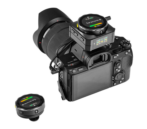 Беспроводная система Saramonic BlinkMe B2, TX+TX+RX, 2.4 ГГц, 3.5 мм TRRS + USB-C (уцененный)