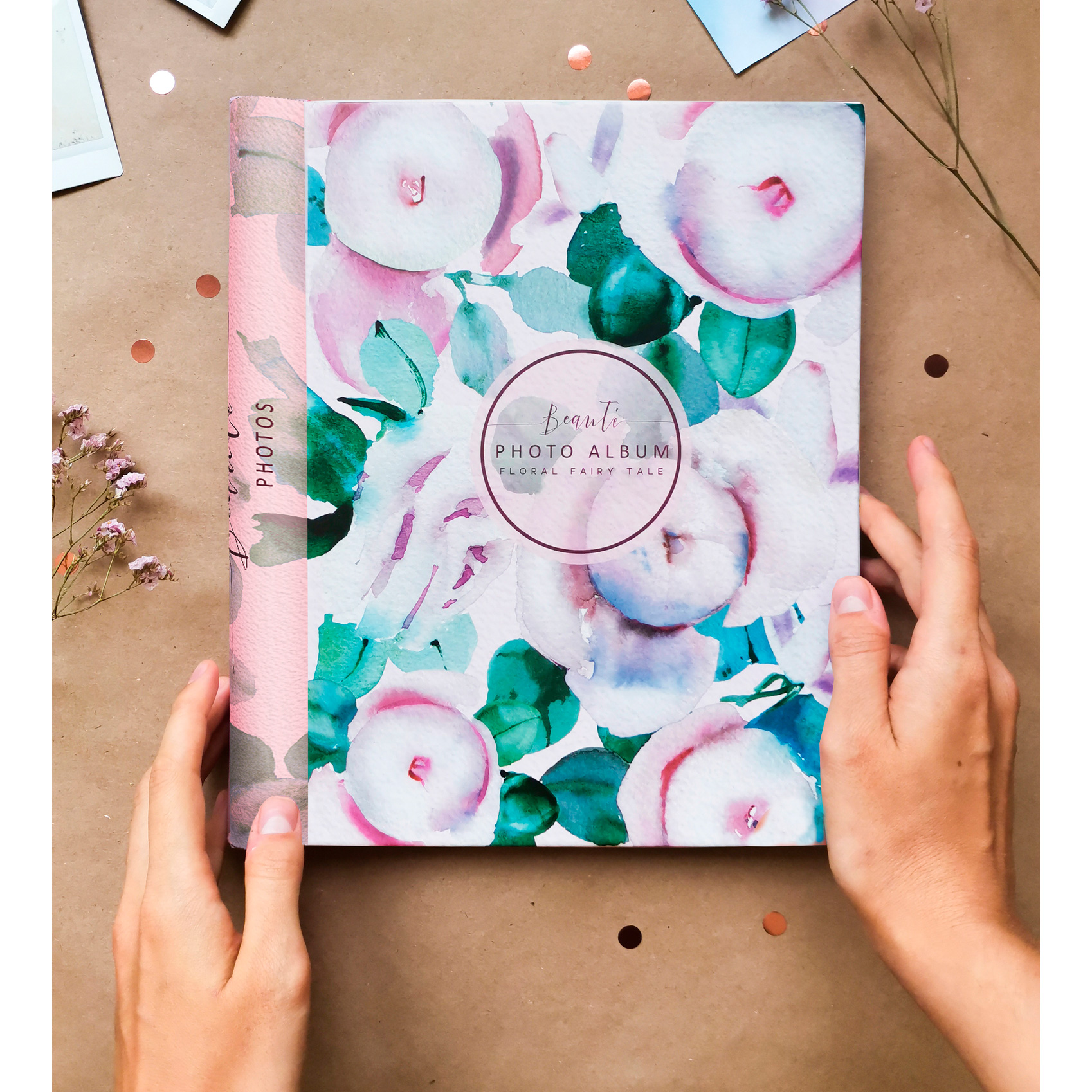 Фотоальбом Полином магнитный, 10 листов 23х28 см, «Flora art» Розы