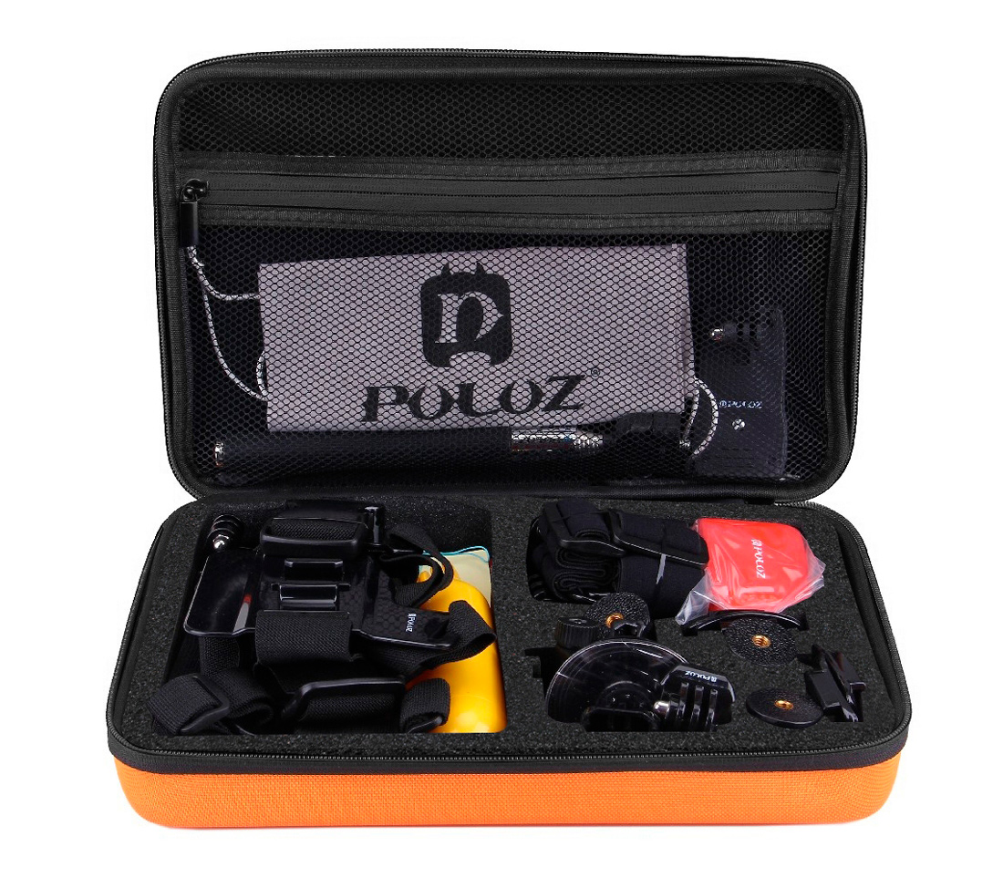 Чехол Puluz PU170 Waterproof Travel Case, 32x22x7 см, оранжевый