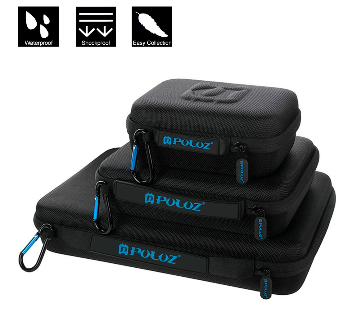 Чехол Puluz PU110 Waterproof Carrying Case, 32x22x7 см, черный