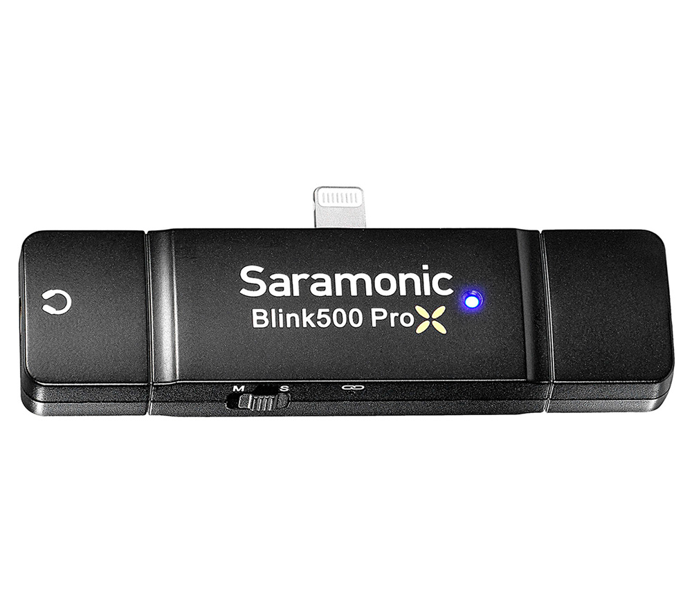 Беспроводная система Saramonic Blink500 ProX B4 (TX+TX+RXDI), 2.4 ГГц, Lightning