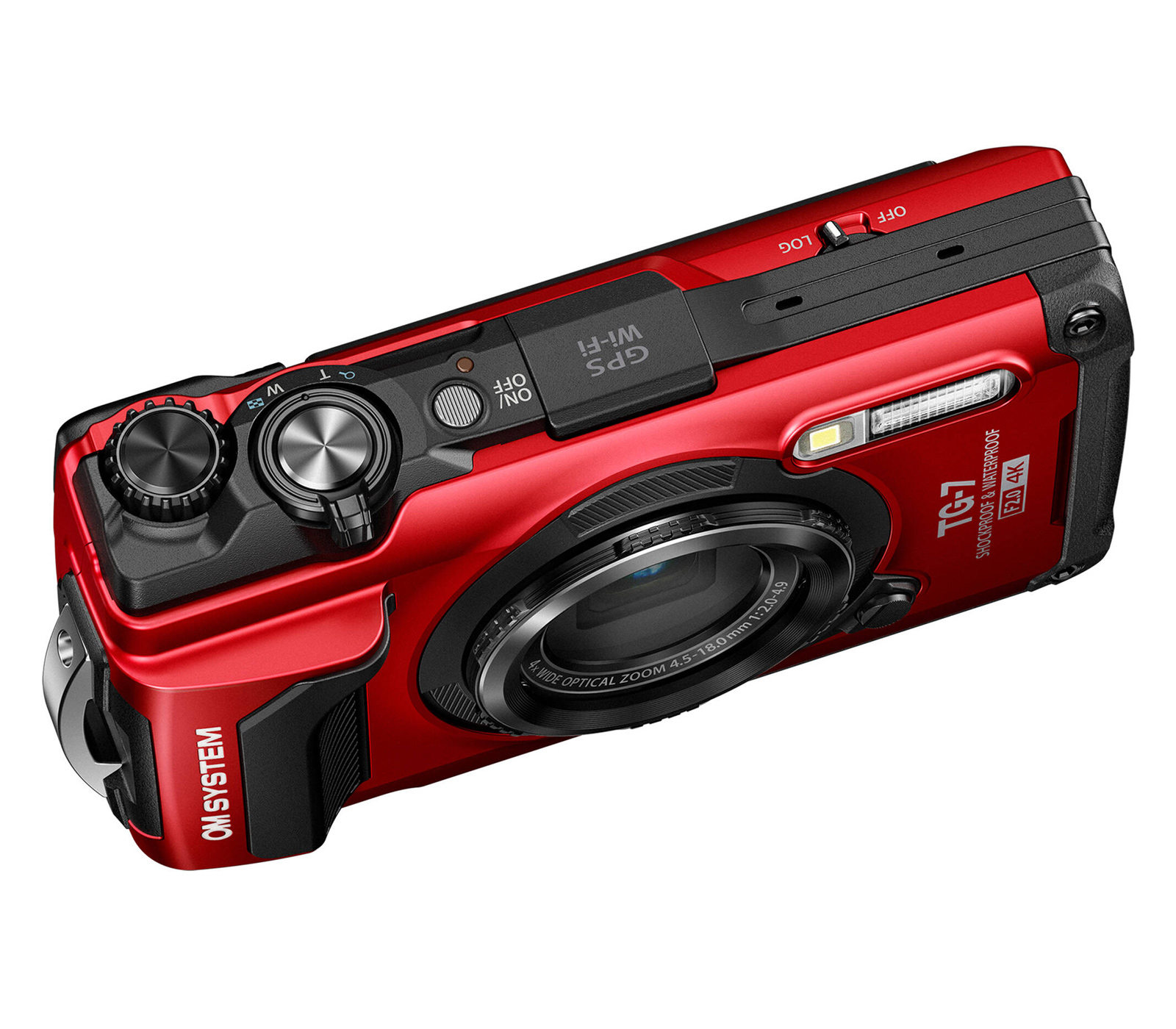 Компактный фотоаппарат OM System Tough TG-7, красный