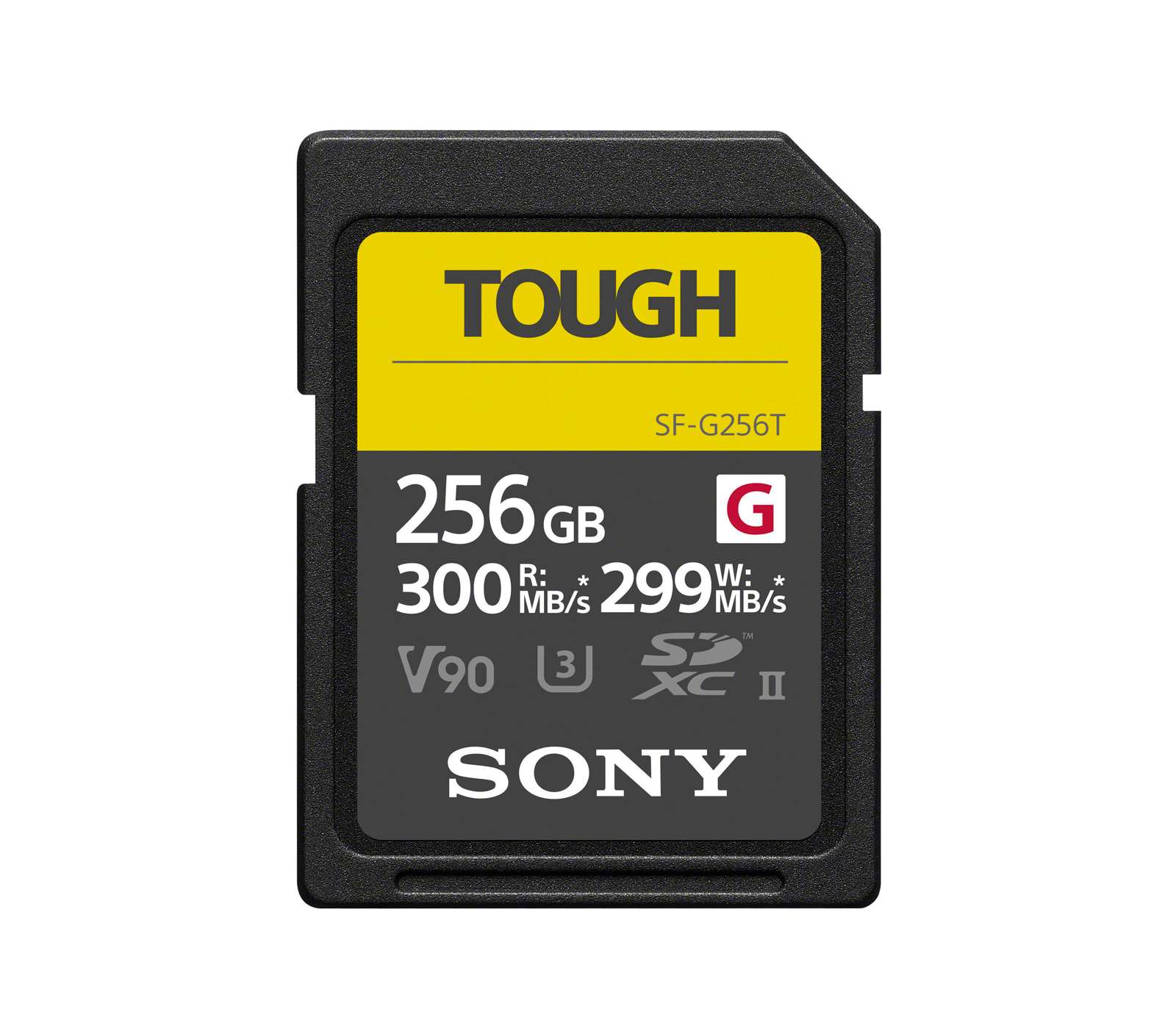 Карта памяти Sony SDXC 256GB Tough UHS-II 299/300Mb/s U3 V90 (SF-G256T)
