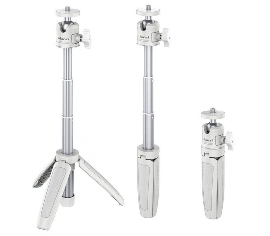 Штатив Ulanzi MT-08 Portable Desktop Tripod, с шаровой головой, белый (уцененный)