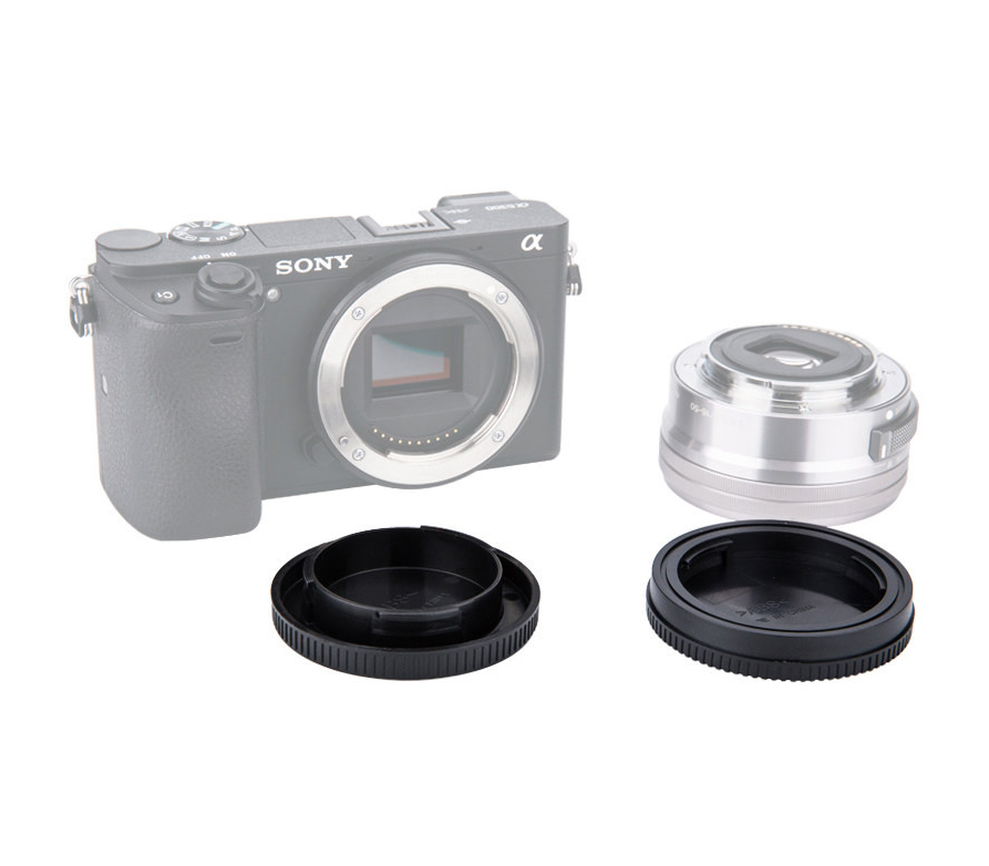 Комплект крышек JJC L-R9, для Sony E Mount (на корпус камеры, на объектив задняя)