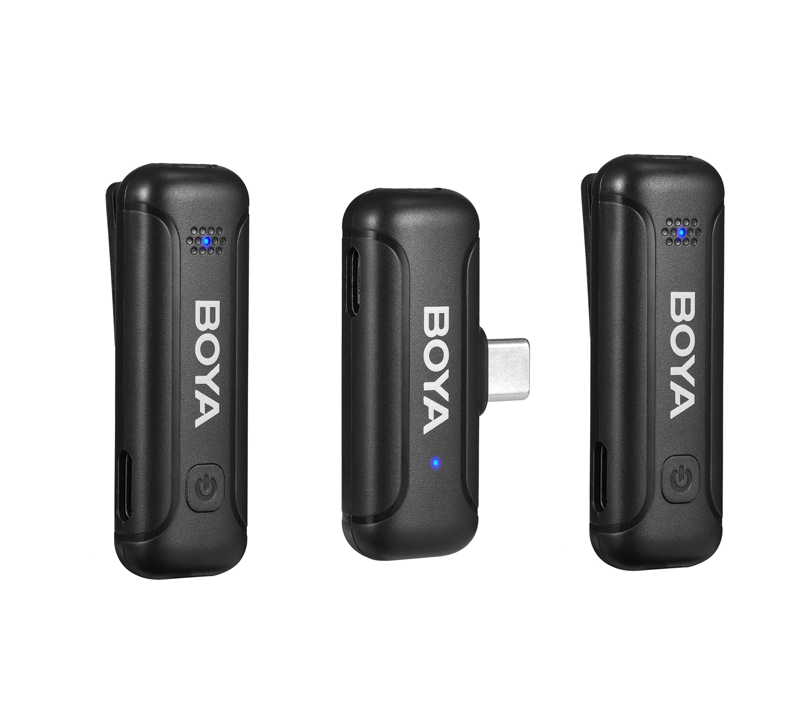 Беспроводная система Boya BY-WM3T-U2, двухканальная, 2.4 ГГц, TX+TX+RX, USB-C