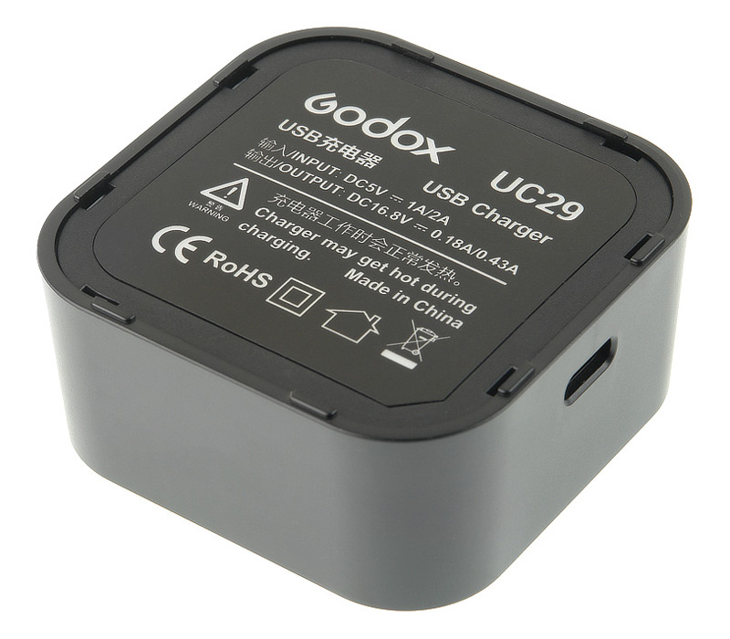 Зарядное устройство Godox UC29 c USB, для WB29 (AD200, AD200Pro)