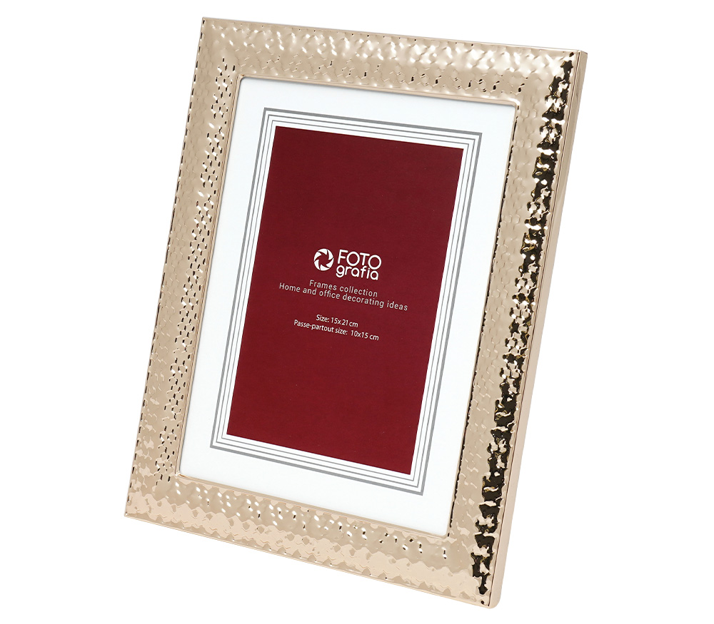Фоторамка Fotografia 15x21 см, золотистая, FFM-5553