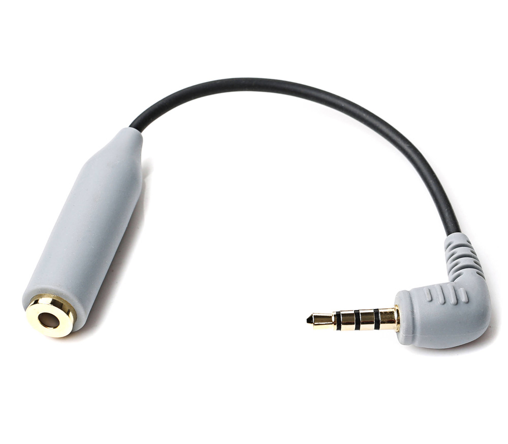 Адаптер Boya BY-CIP 3.5 мм, с TRS на TRRS, для смартфонов (уцененный)