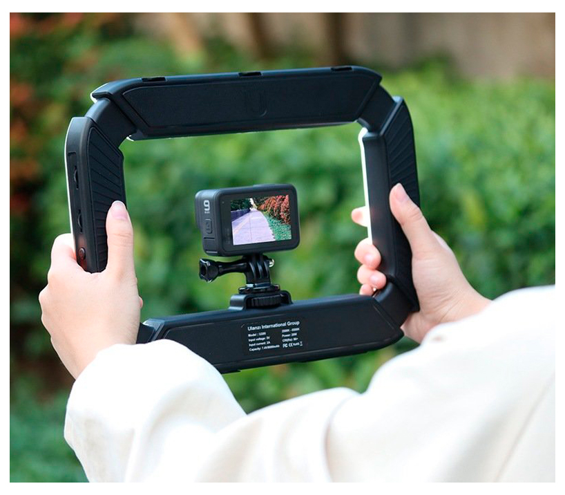 Осветитель кольцевой Ulanzi U200 Ring Light Video Rig, светодиодный, 2500K-8500K, 20 Вт
