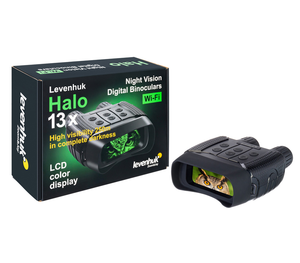 Бинокль ночного видения Levenhuk Halo 13X Wi-Fi, цифровой