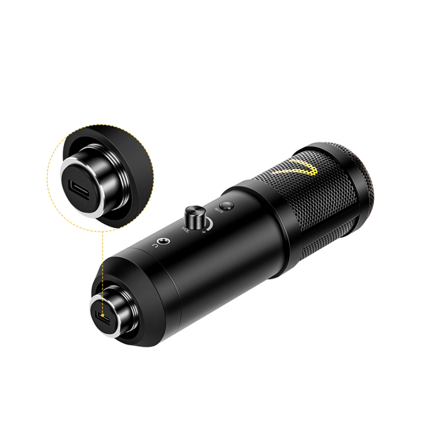 Микрофон 7Ryms SR-AU01-K1, комплект из USB микрофона, пантографа и ПОП-фильтра для аудиозаписи и стриминга