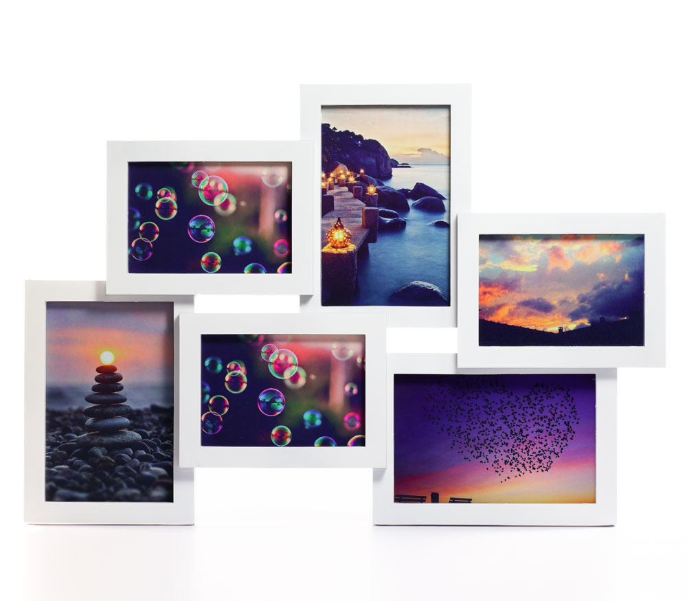 Мультирамка Fotografia на 3х 9х13 см + 3х 10х15 см, белая (FFC-1015)