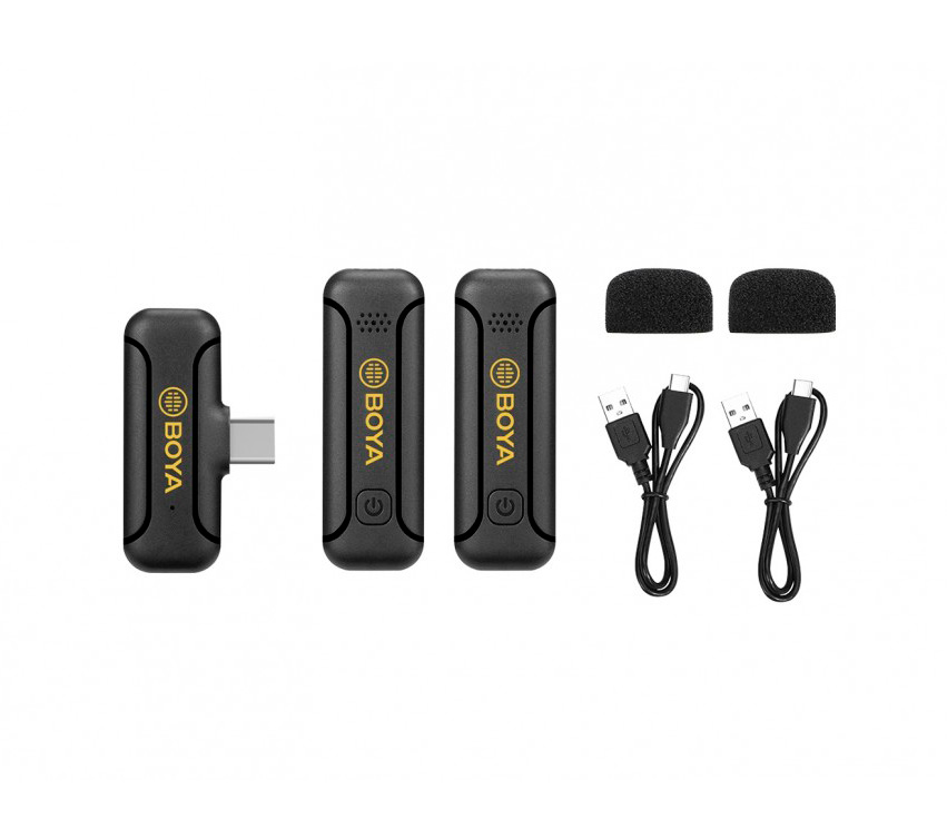 Беспроводная система Boya BY-WM3T2-D2, цифровая 2.4 ГГц, 2 канала, Lightning