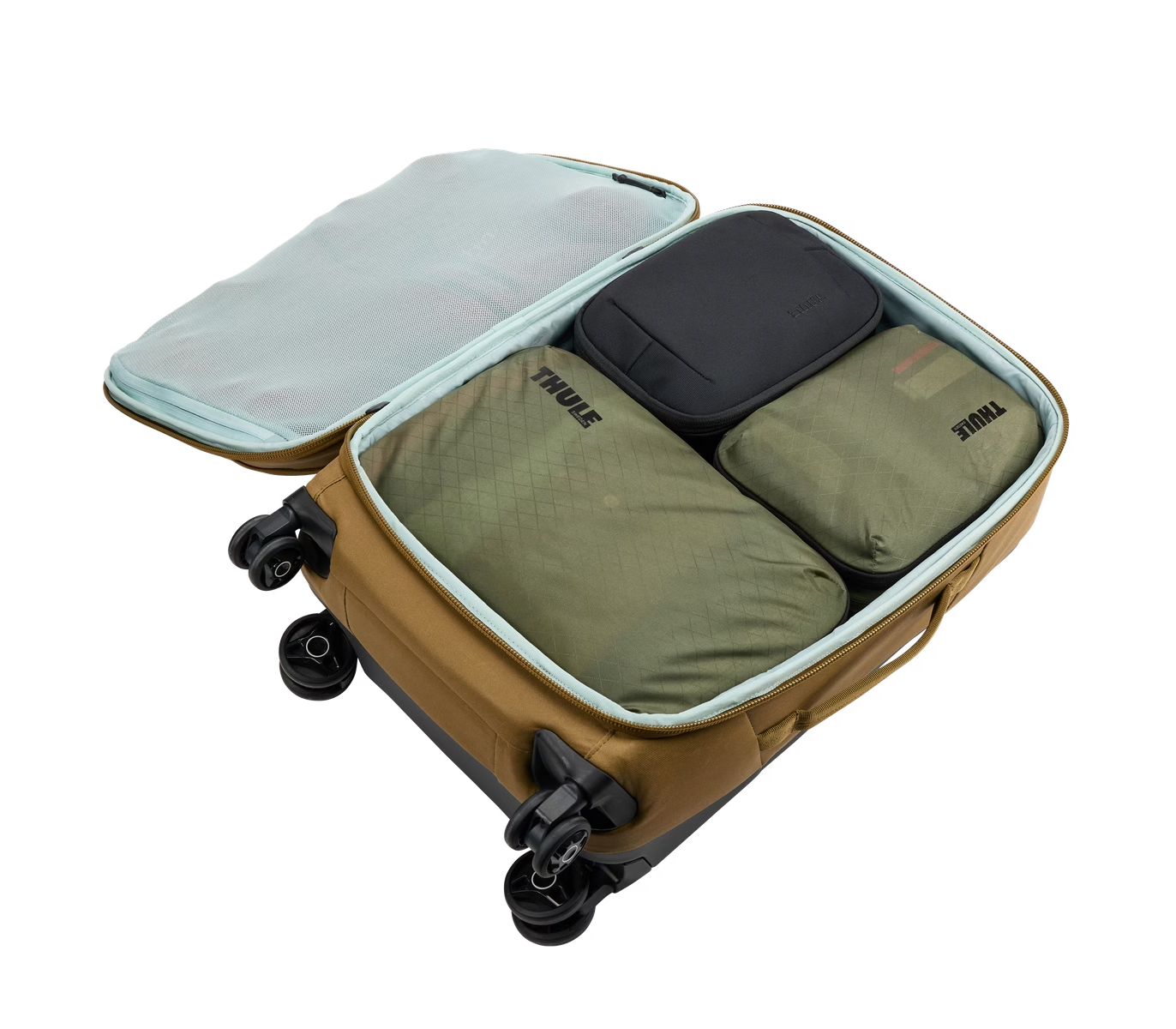 Комплект сумок Thule Compression Packing Cube Set, цвет: Soft Green