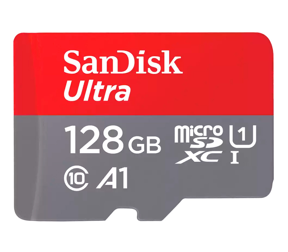 Карта памяти SanDisk MicroSDXC 128GB Ultra UHS-I 140Mb/s (без адаптера)
