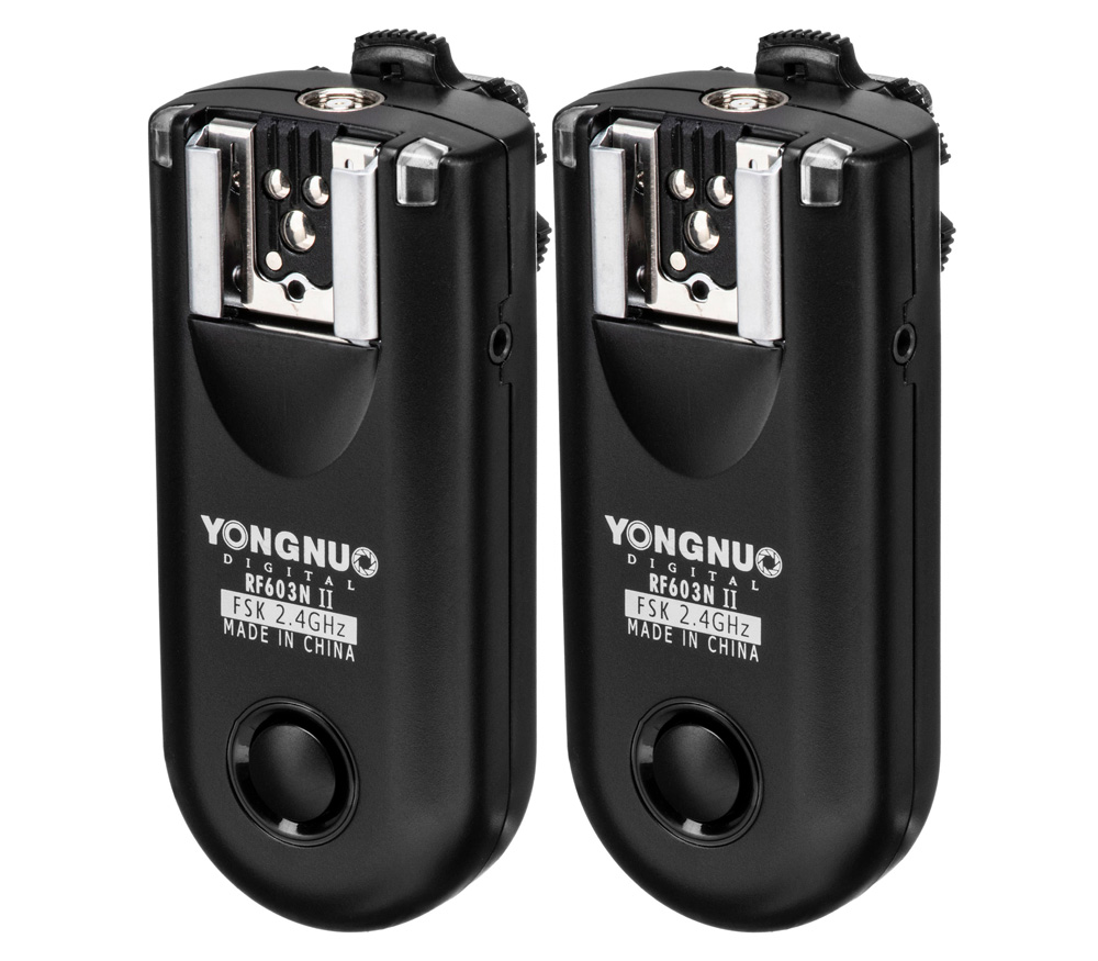 Трансивер + пульт ДУ Yongnuo RF-603N II N3 для Nikon, 1 пара