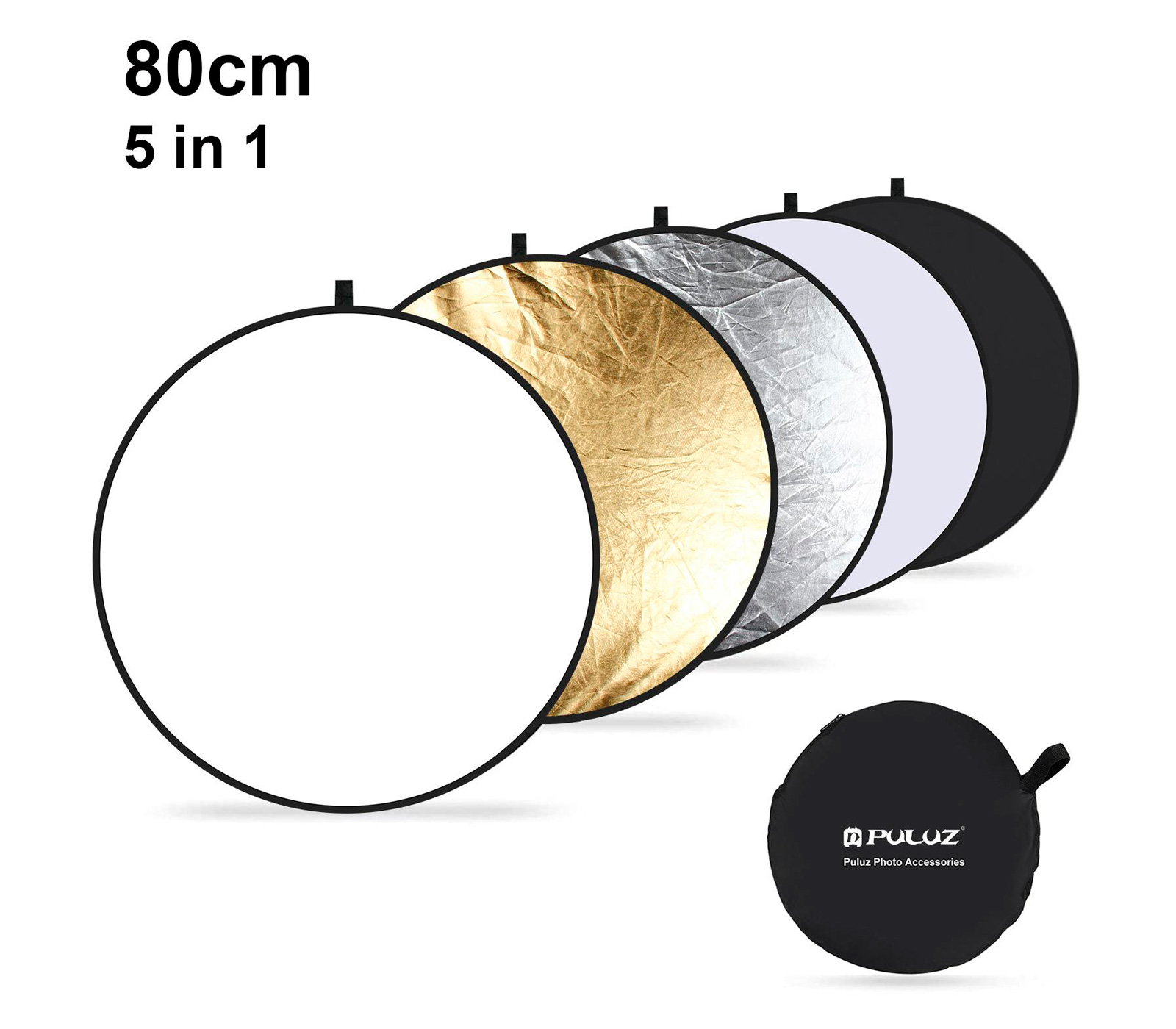 Отражатель Puluz PU5112, 80 см, 5 в 1