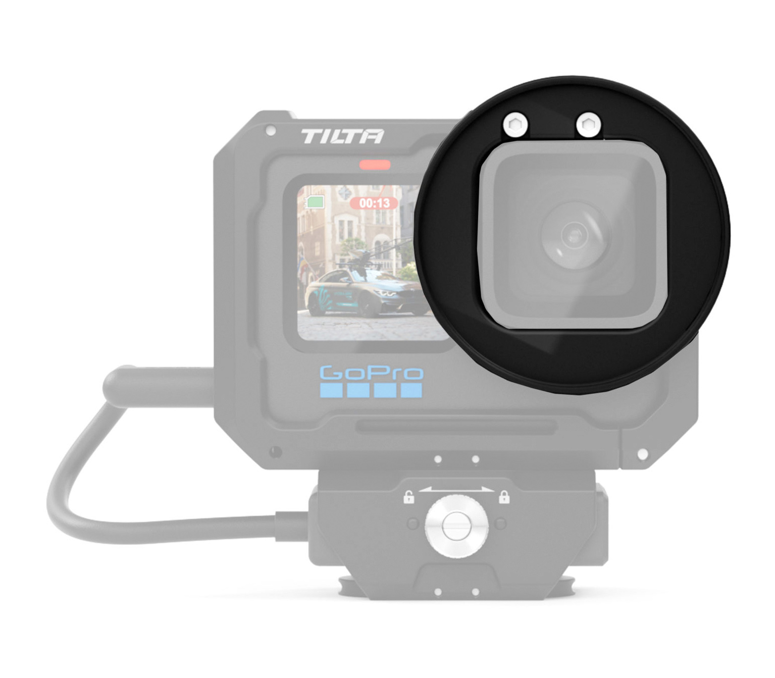 Адаптер Tilta 52mm Filter Tray Adapter Ring для GoPro HERO 10, 11, 12, черный