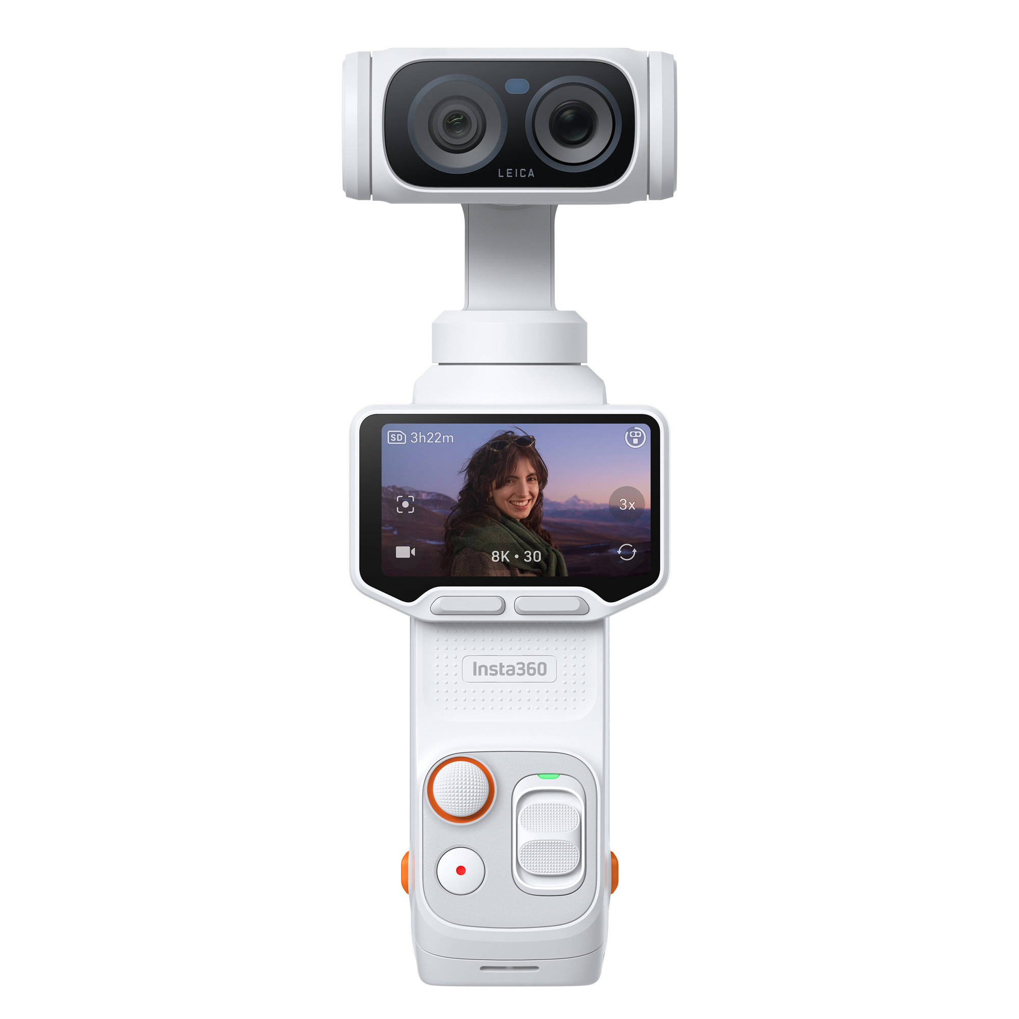 Камера с 3-осевым подвесом Insta360 Luna Ultra Stellar White, Standard Bundle
