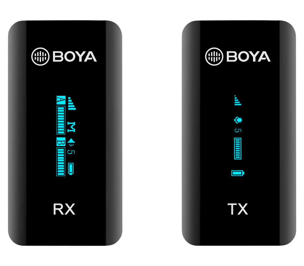 Беспроводная система Boya BY-XM6-S1, TX+RX, 3.5 мм TRS + TRRS
