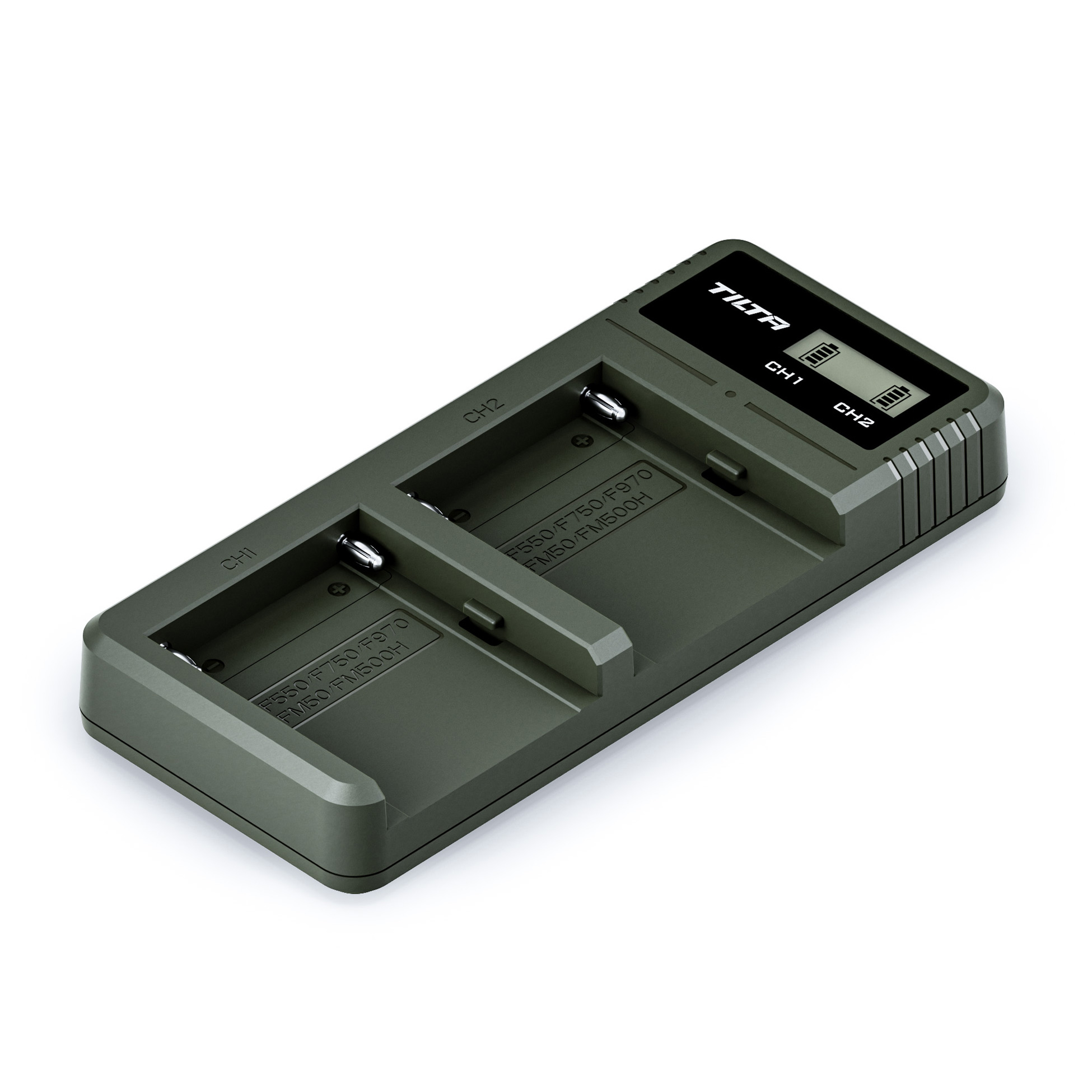 Зарядное устройство Tilta Battery Charger для 2х NP-F, зеленое