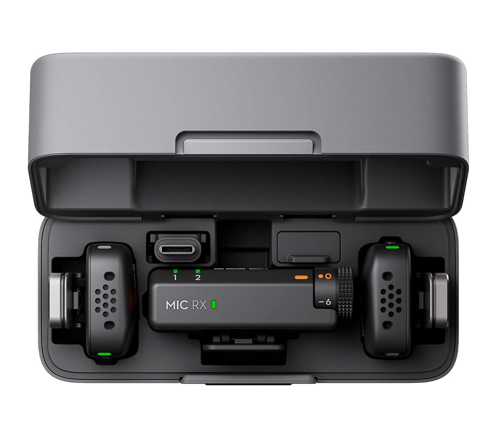 Беспроводная система DJI Mic Mini, 2 микрофона, 1 приемник, USB-C / 3.5мм TRS