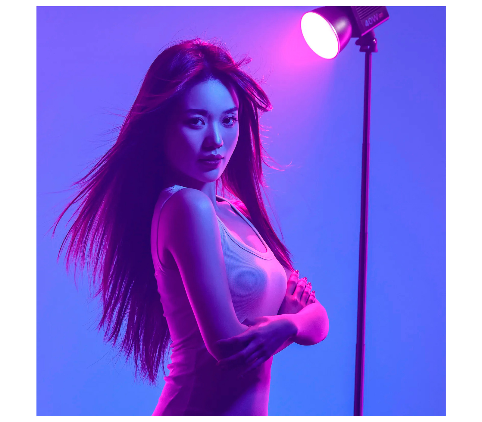 Осветитель Ulanzi 40W RGB, 2500-6500К, 40 Вт, Mini Bowens