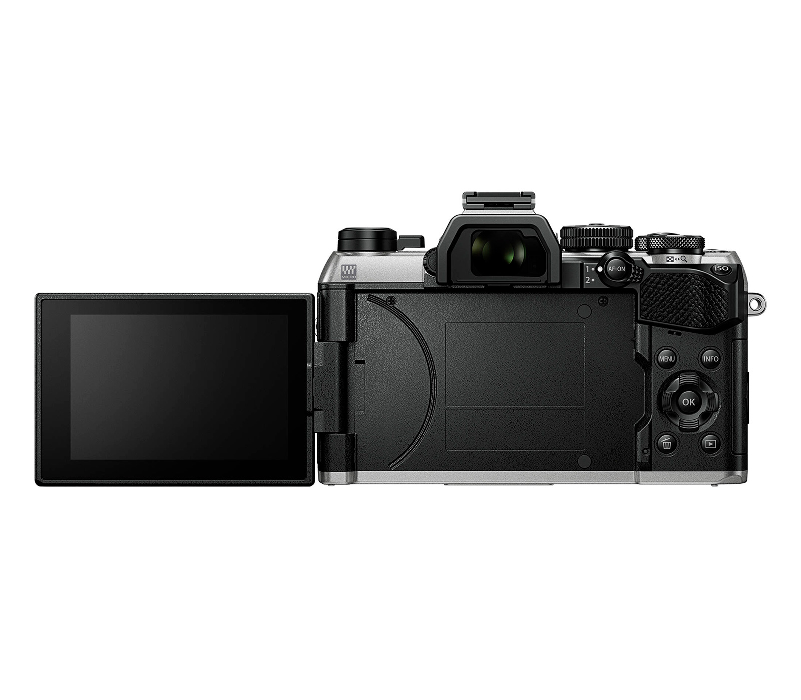 Беззеркальный фотоаппарат OM System OM-5 Mark II Kit 12-45mm f/4 PRO серебристый