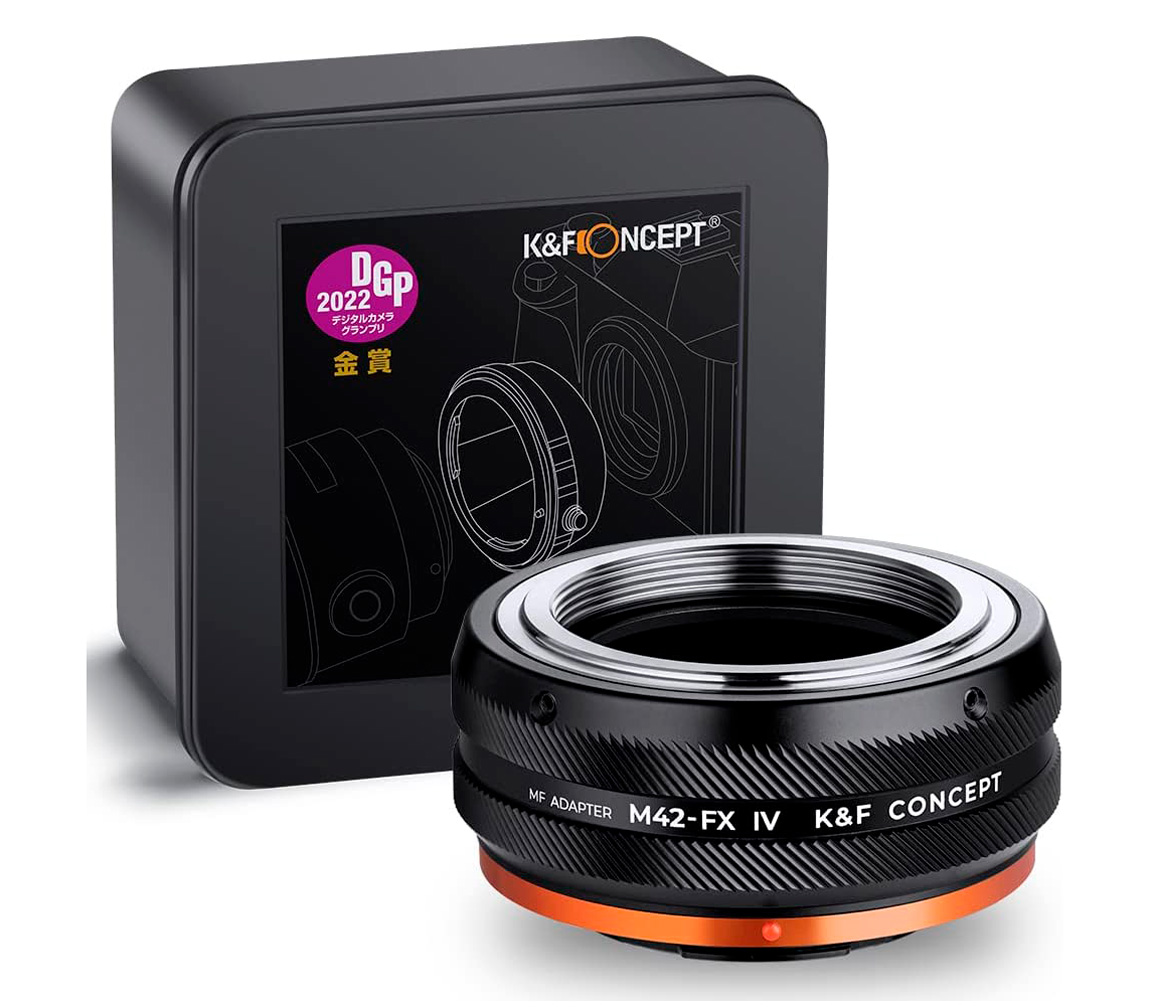 Адаптер K&F Concept M42-FX IV MF, объективы M42 на камеры Fujifilm X-Mount
