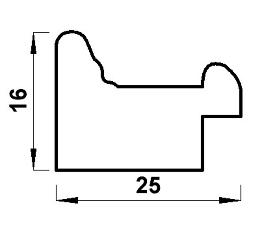 Фоторамка Мирам 20х30 см молочно-бежевая (642461-8)