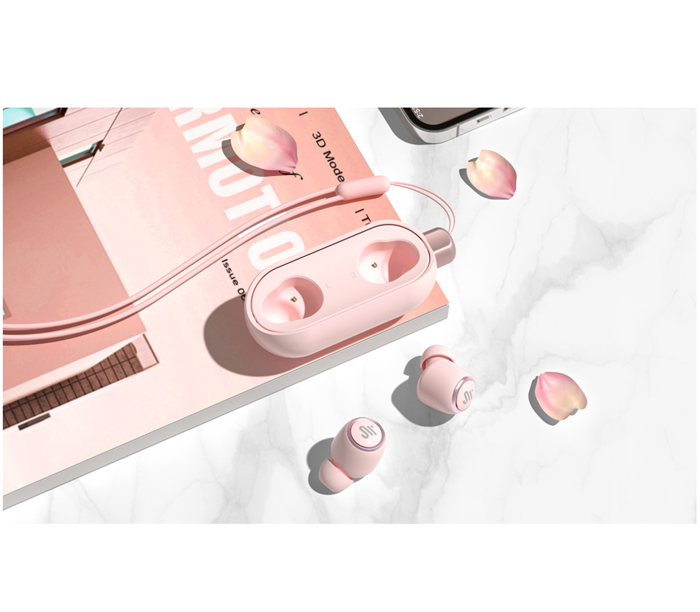 Беспроводные наушники Saramonic SR-BH40, розовые
