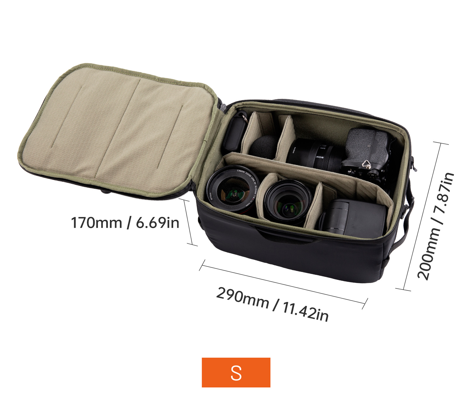 Сумка-вставка PGYTECH Camera Insert S
