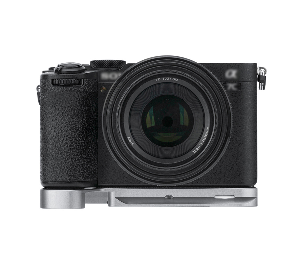 Дополнительный хват JJC HG-A7CII SILVER, для Sony A7C II, A7C R, серебристый