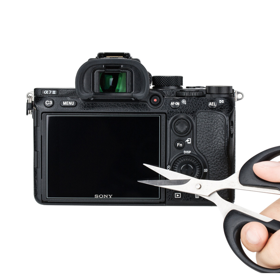 Защитное стекло JJC для Sony A6600, A6400, A6300, A6100, A6000, A5000